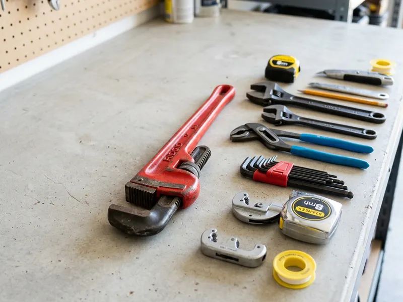 Professional plumbers in Eagle Rock, MO equipped with top-tier tools for residential and commercial plumbing services.